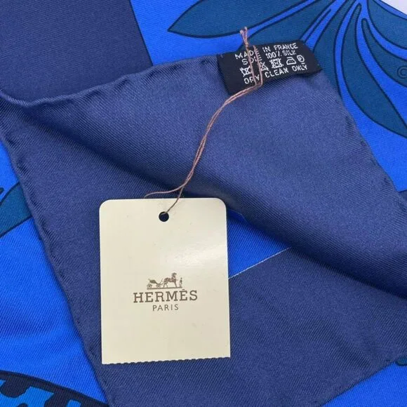 Hermes Carre 90 Scarf LES Leopard 100% Silk